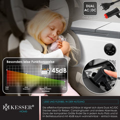 Compressor Koelbox elektrisch - Coolbox - Frigobox - 49L - Zilver