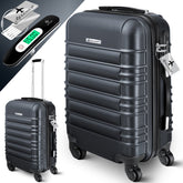 Reiskoffer met wielen - Handbagage - 55L - Antraciet - KESSER®