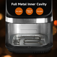 Airfryer XXL - heteluchtfriteuse - 8,8L - 2200W - Zwart •