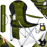 KESSER® Campingstoel - Visstoel - Vouwstoel - Khaki