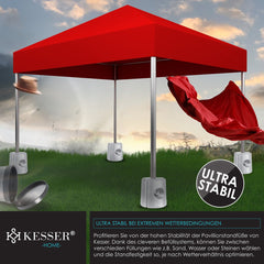 KESSER® Gewichten voor Partytent en Paviljoen - Set van 4 - Lichtgrijs