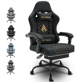 Ergonomische Bureaustoel - Office Chair - Gamestoel - Volwassenen - Zwart - SYMINO