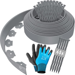 KESSER® Gazonrand - Tuinrand - 10m - 5cm - Grijs