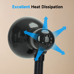 Tafellamp - Bureaulamp - Leeslamp - Zwart - Aigostar