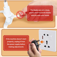 Hakmolen elektrisch - 1,8L - Met RVS Kom - 500W - Aigostar •