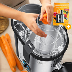 KESSER® Sapcentrifuge - Juicer voor Groenten & Frui - 1100W - Zilver