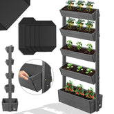 KESSER® Verticale Plantenbakken - Kweekbak - Plantenbak - Antraciet