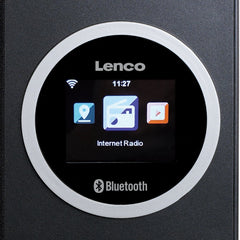 Lenco DIR-70BK - Internet radio met kleurendisplay en Bluetooth - Zwart •