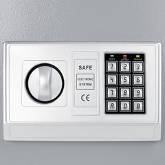 KESSER® Elektronische Kluis met cijferslot Safe Wandkluis 50x35x34,5 LED-display Staal grendel Klusje - Zilver