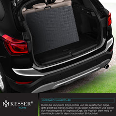 KESSER® Inklapbare Tafel 180x75x73cm Vouwtafel Kunststof - Campingtafel Klaptafel Geschikt voor 8 Personen voor Tuin, Terras en Balkon inclusief Draaggreep - Antraciet