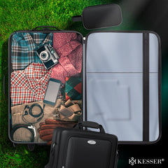 KESSER® Reiskofferset - 4-delig - Trolley - Kofferset - Zwart •