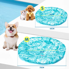 Nobleza Koelmat voor honden en katten - 62x62cm - Blauw •