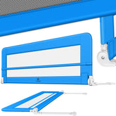 Bedhekje - 180 cm - Bedrand - Bedrail - Bedrek - Blauw - KESSER®