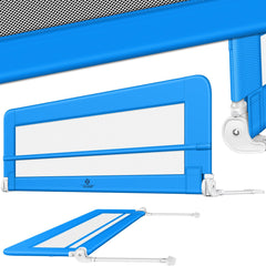 Bedhekje - 180 cm - Bedrand - Bedrail - Bedrek - Blauw - KESSER®