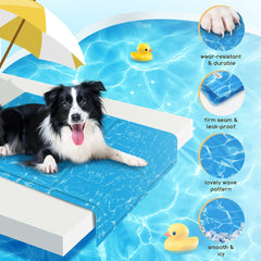 Nobleza Koelmat voor honden en katten - 70x110cm - Blauw