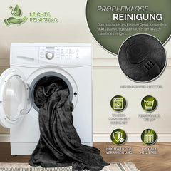 Elektrische deken - Warmtedeken - 1 persoons - 130x180 cm - Zwart - Sinnlein®