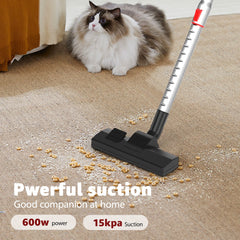 Steelstofzuiger - Stofzuiger Zonder zak - 6 Meter Kabel - 600W - Zwart - Aigostar