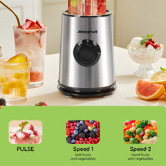 Blender - Smoothie Maker - 2 Drinkbekers - 800ml - Aigostar •