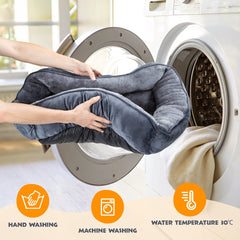 Hondenmand - Hondenkussen - Hondenbed - Grijs - 77x67 cm - Nobleza