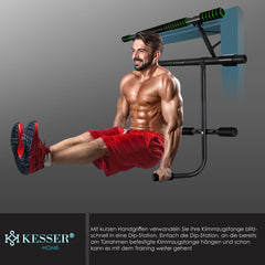 KESSER® Pull up bar - Optrekstang - Zonder schroeven - Groen