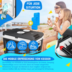 Koelbox Elektrisch – 12V en 230 volt - Coolbox - Frigobox - 40L – Antraciet