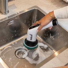 Elektrische Schoonmaakborstel – Elektrische Schrobber - Schrobborstel – Wit - V1 - GoScrub®