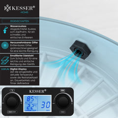 KESSER® Inmaakketel - 27L - Elektrische Ketel - 1800W - Dispenser - Zilver