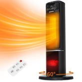 Elektrische Kachel - Keramische Ventilatorkachel - Heater - 2000W - Zwart - Aigostar