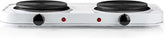 Nedis Elektrische Kookplaat – 2 kookzones – 2000W – Wit – Compact •