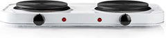Nedis Elektrische Kookplaat – 2 kookzones – 2000W – Wit – Compact •