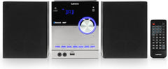 Lenco MC-150 - Stereo set met DAB, Bluetooth®, AUX en USB-aansluiting - Zwart