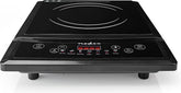 Nedis Inductiekookplaat - Kookzones: 1 - 2000 W - Oververhittingsbeveiliging - Zwart - Tijdschakelaar - Turbo-actie - Kinderslot - LCD scherm •