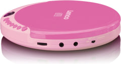 Lenco CD-011PK Discman - Draagbare CD Speler met Oordopjes - Roze •