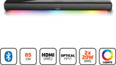 Lenco SB-042LEDBK - Soundbar met Bluetooth - 85cm - HDMI en LED verlichting - Zwart •