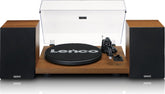 Lenco Platenspeler met Bluetooth - Twee externe Speakers - Ingebouwde Versterker - LS-480WD - Hout