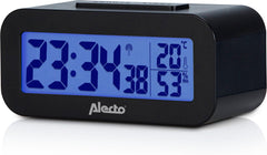 Wekkerradio - Digitale wekker - Alarmklok - Zwart - Alecto - AK-30 •