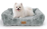 Hondenmand - Hondenkussen - Hondenbed - Grijs - 65x55 cm - Nobleza •