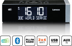 Wekkerradio - Digitale wekker - Alarmklok - Zwart - Lenco - CR-640BK •
