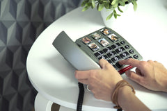 Profoon TX-560 Big Button Telefoon - Bel direct je meest dierbare en met Geluidsversterking (24dB) •