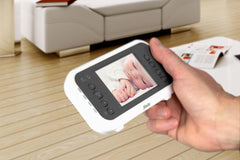 Alecto DVM-77 - Babyfoon met camera - Temperatuurweergave - Wit •