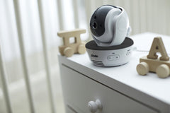 Alecto DVM-200 - Babyfoon met camera - Temperatuurweergave - Op afstand beweegbaar - Wit