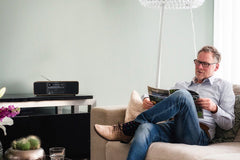 Lenco DAR-051WD - Stereo DAB+/ FM Radio - CD - 2 USB - Bluetooth - QI - Met Afstandsbediening •