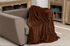 Elektrische deken - Warmtedeken - 1 persoons - 130x180 cm - Bruin - Sinnlein®