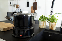 Gastronoma Elektrische Aardappelschiller - 85W - Aardappelschrapmachine met slacentrifuge - 18220001 - Zwart •