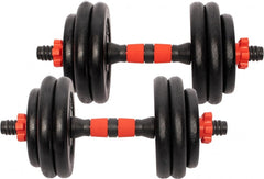 Gorilla Sports Dumbellset 25 kg - 2 x 12.5 kg - Gietijzer - 25 mm