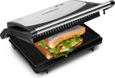 Tosti apparaat - Tosti ijzer - Contactgrill - Grill apparaat - 750W - RVS - Aigostar
