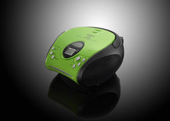 Lenco SCD-24 - Draagbare radio CD speler met aux-uitgang - Groen
