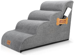 Hondentrapje voor honden - 40x72x50 cm - Grijs - Nobleza