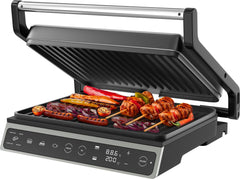 Contactgrill - Tosti apparaat - Tosti ijzer - Grill apparaat - 1800W - Zwart - Olvy •