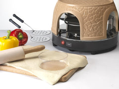 Trebs PizzaGusto 99392 - Pizza Oven voor 8 personen - Inclusief 8 spatels en pizzavorm •